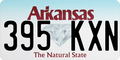 AR license plate 395KXN