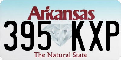 AR license plate 395KXP