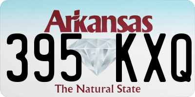 AR license plate 395KXQ