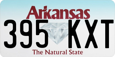 AR license plate 395KXT