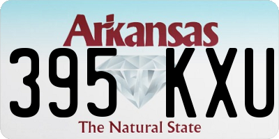 AR license plate 395KXU