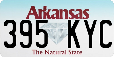 AR license plate 395KYC