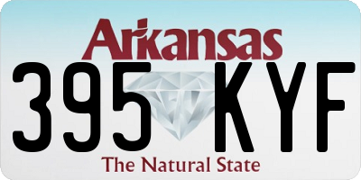 AR license plate 395KYF