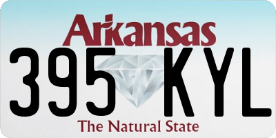AR license plate 395KYL