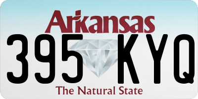 AR license plate 395KYQ