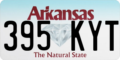 AR license plate 395KYT
