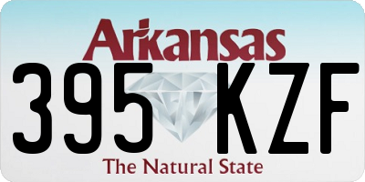 AR license plate 395KZF