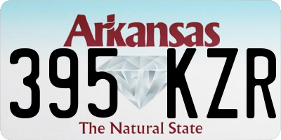 AR license plate 395KZR