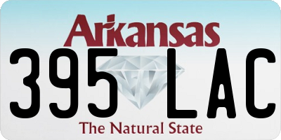AR license plate 395LAC