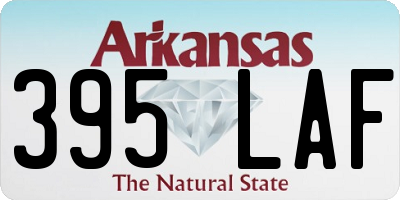 AR license plate 395LAF