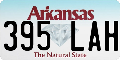 AR license plate 395LAH