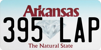 AR license plate 395LAP