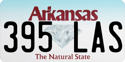 AR license plate 395LAS