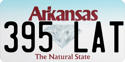 AR license plate 395LAT