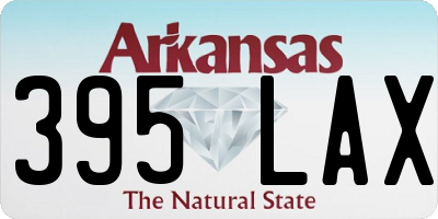 AR license plate 395LAX