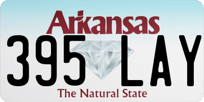 AR license plate 395LAY