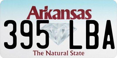 AR license plate 395LBA