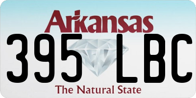 AR license plate 395LBC