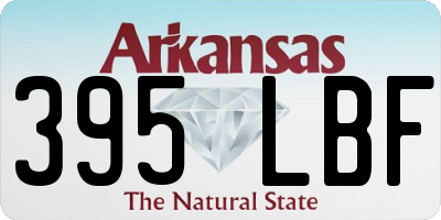 AR license plate 395LBF