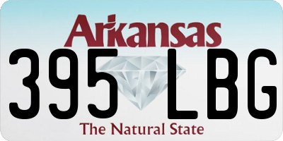 AR license plate 395LBG