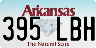 AR license plate 395LBH