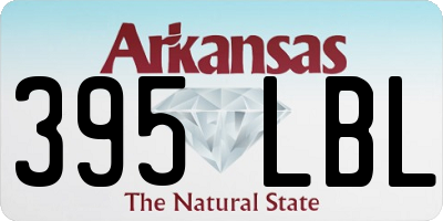 AR license plate 395LBL