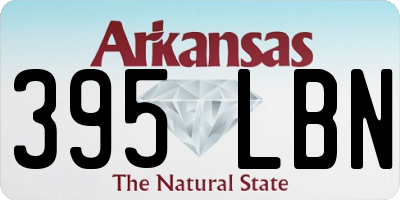 AR license plate 395LBN