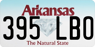 AR license plate 395LBO