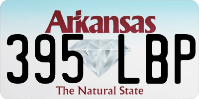 AR license plate 395LBP