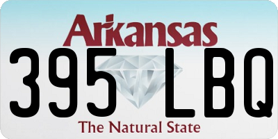 AR license plate 395LBQ