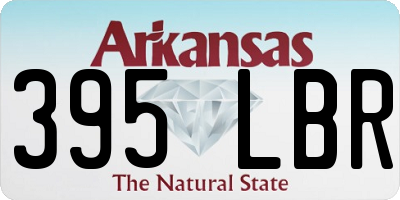 AR license plate 395LBR