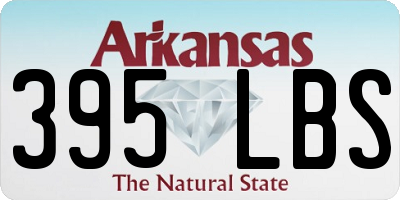 AR license plate 395LBS