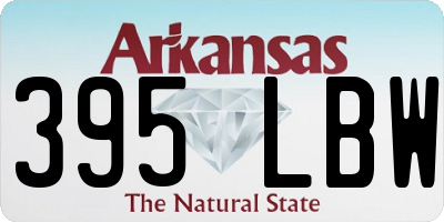 AR license plate 395LBW