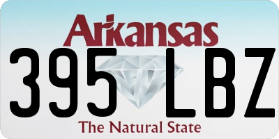 AR license plate 395LBZ
