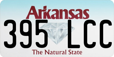 AR license plate 395LCC