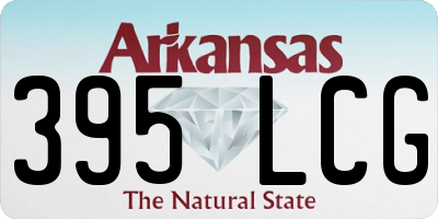 AR license plate 395LCG