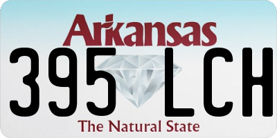 AR license plate 395LCH