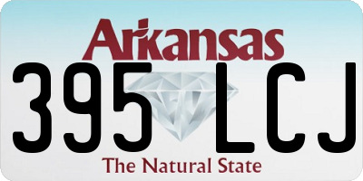 AR license plate 395LCJ