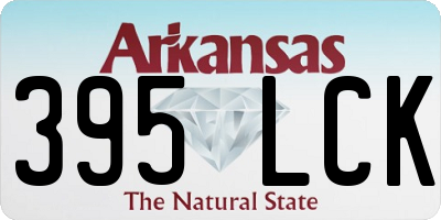 AR license plate 395LCK