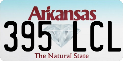AR license plate 395LCL