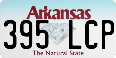 AR license plate 395LCP