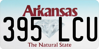 AR license plate 395LCU