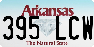 AR license plate 395LCW