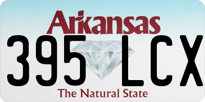 AR license plate 395LCX