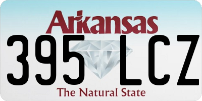 AR license plate 395LCZ