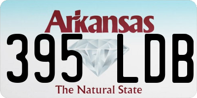 AR license plate 395LDB