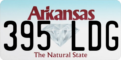 AR license plate 395LDG