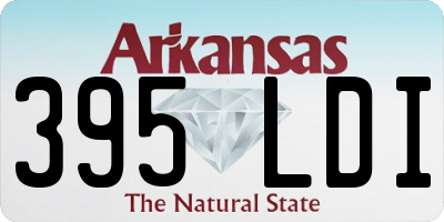 AR license plate 395LDI