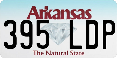 AR license plate 395LDP