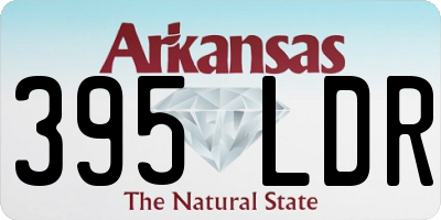 AR license plate 395LDR
